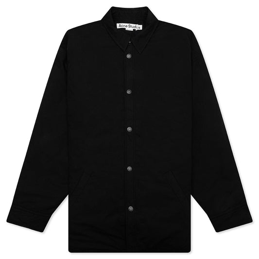 Button-Up Jacket - Black