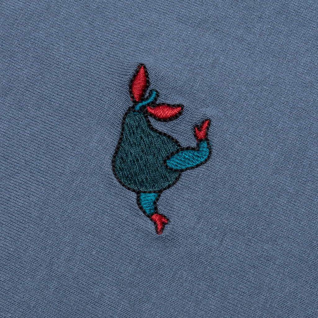 Blue Sitting Pear T-Shirt - Indigo