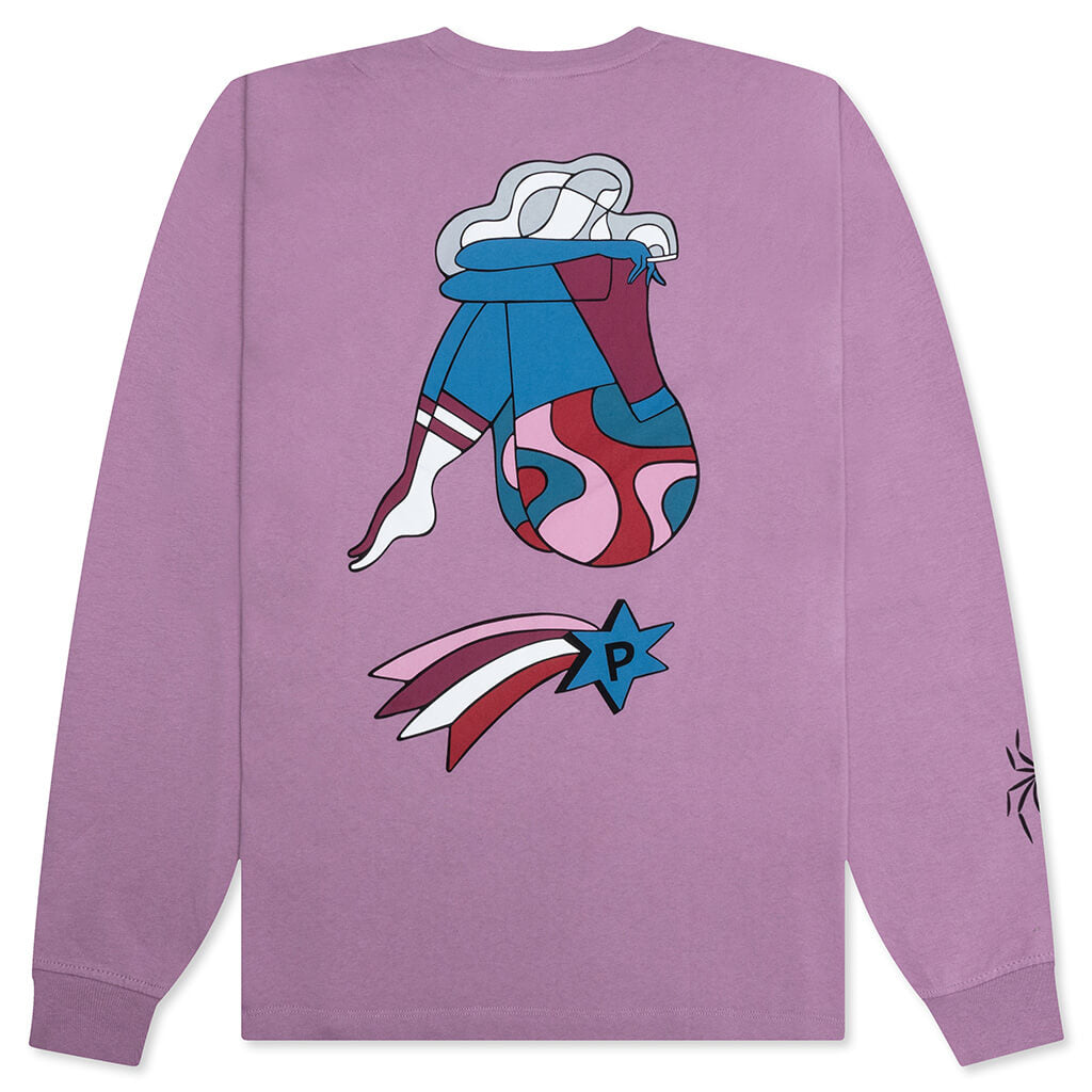 Cloudy Star L/S Tee - Lavender