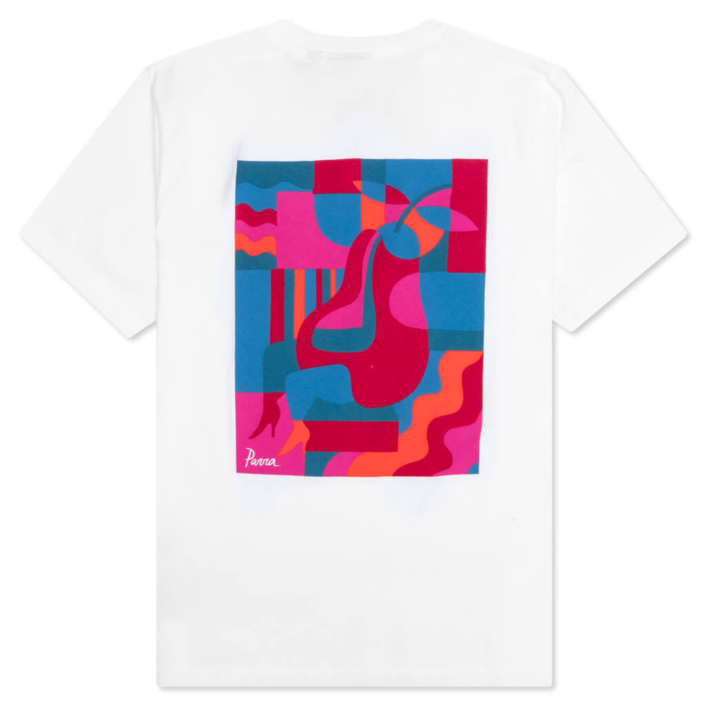 Sitting Pear T-Shirt - White