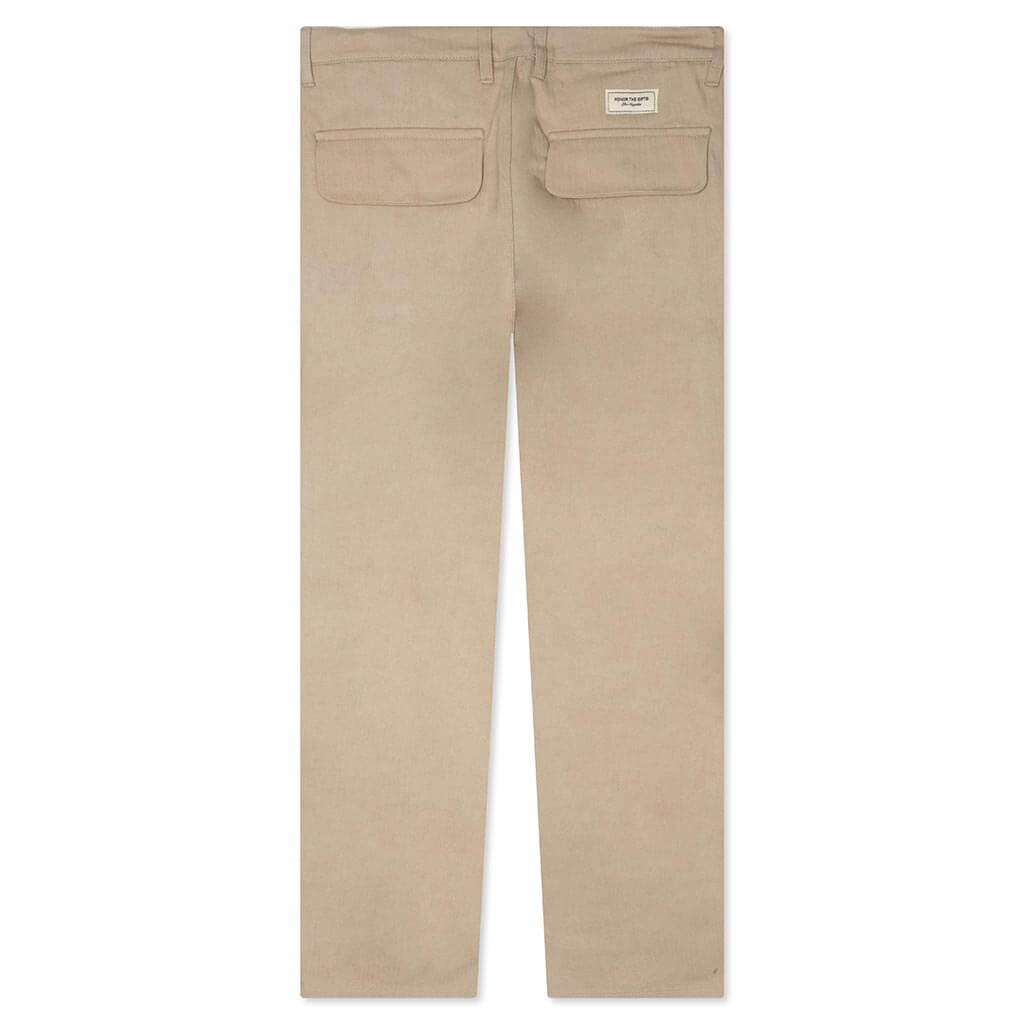 Herringbone Pant - Bone