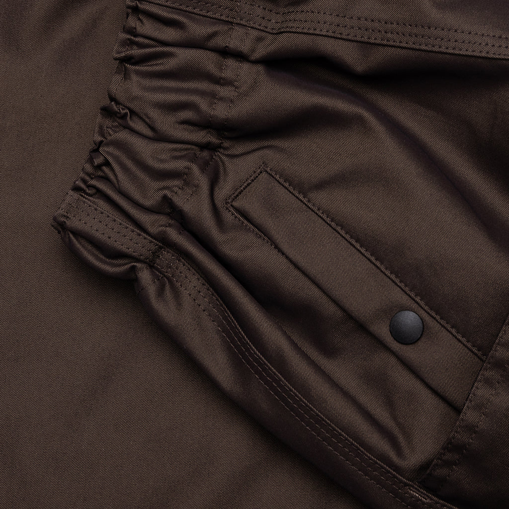 C/Pe Twill Belted C.S.Short - Brown