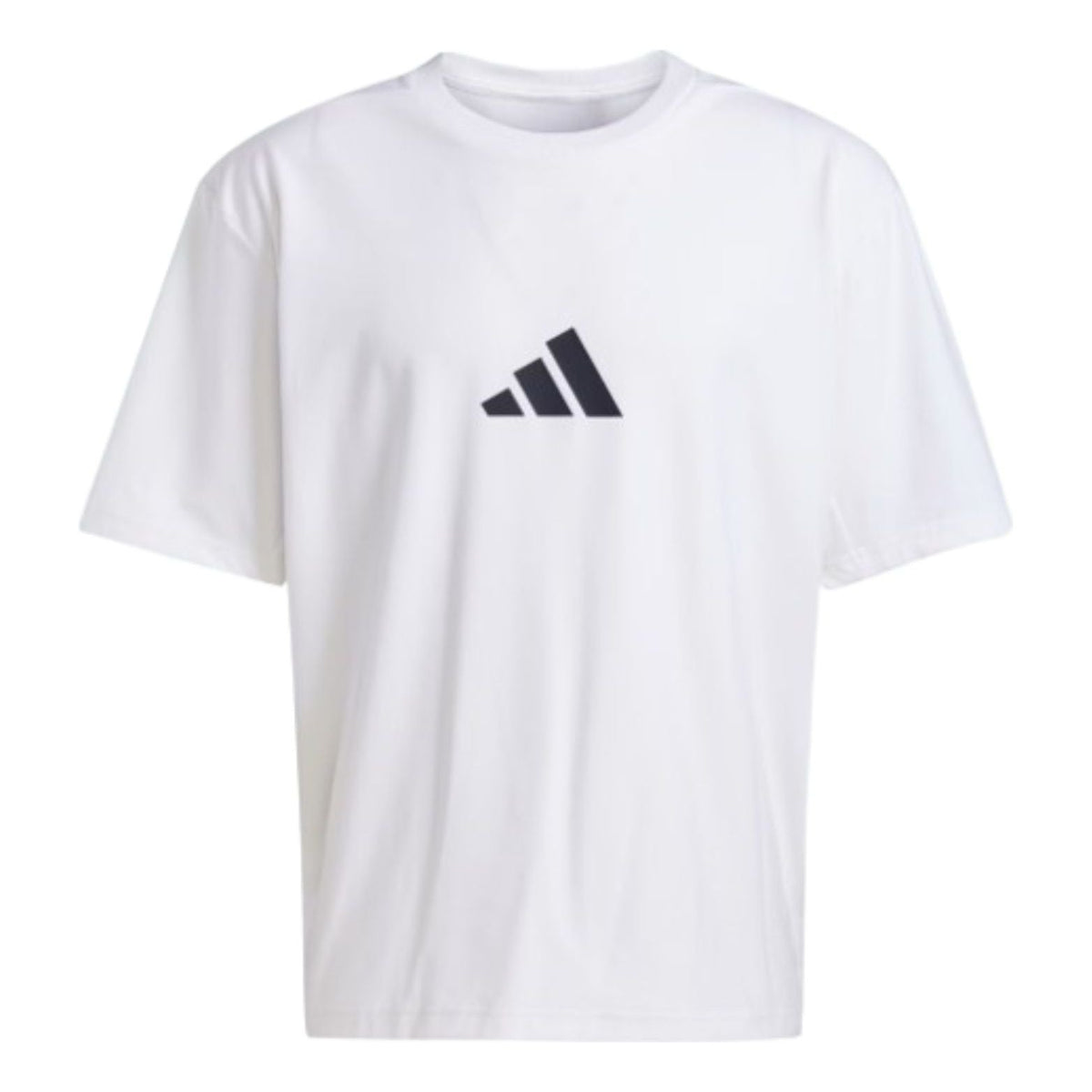 adidas Z.N.E. Loose-Fit T-Shirt Asia Sizing 'White Black' JC5482