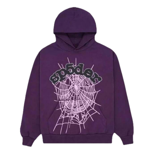 Sp5der Web Hoodie 'Grape' SP5-8D-WEB-HGR