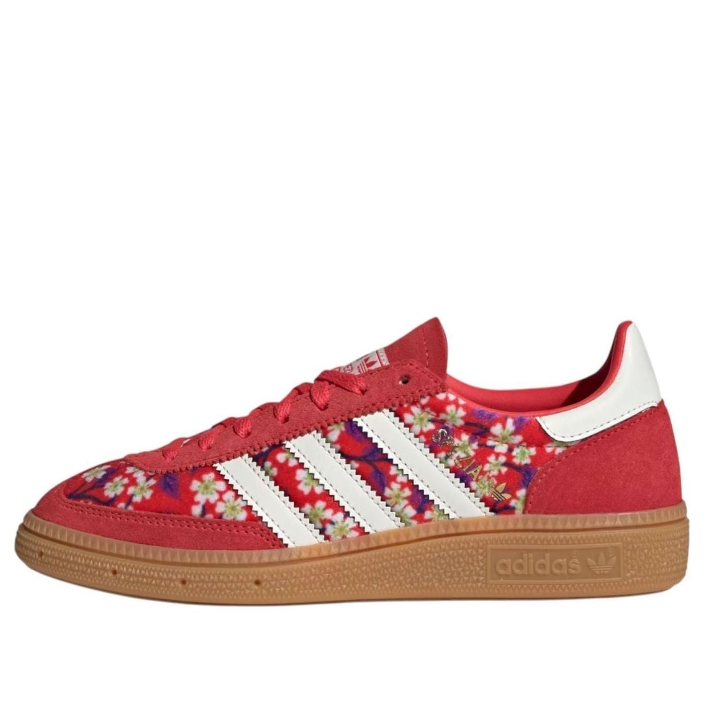 (GS) adidas x Liberty London Handball Spezial 'Off White Semi Lucid Red' JR3883