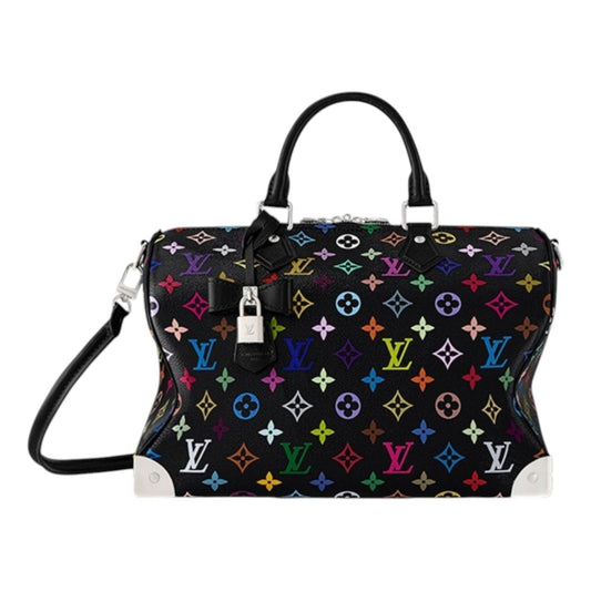 LOUIS VUITTON x Takashi Murakami Speedy Soft 30 'Black Multicolored' M13257