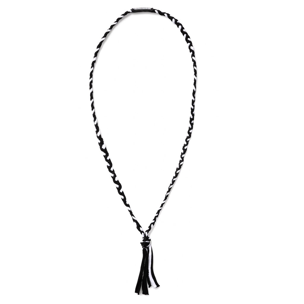 CS Braid Necklace - Black/White