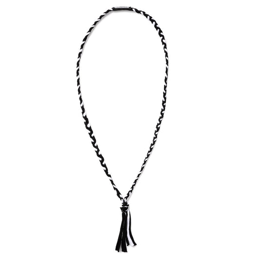 CS Braid Necklace - Black/White
