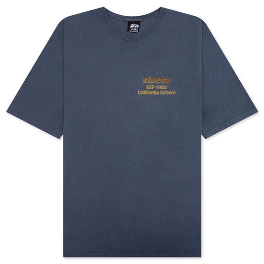 California Grown Pigment Dyed Tee - Navy