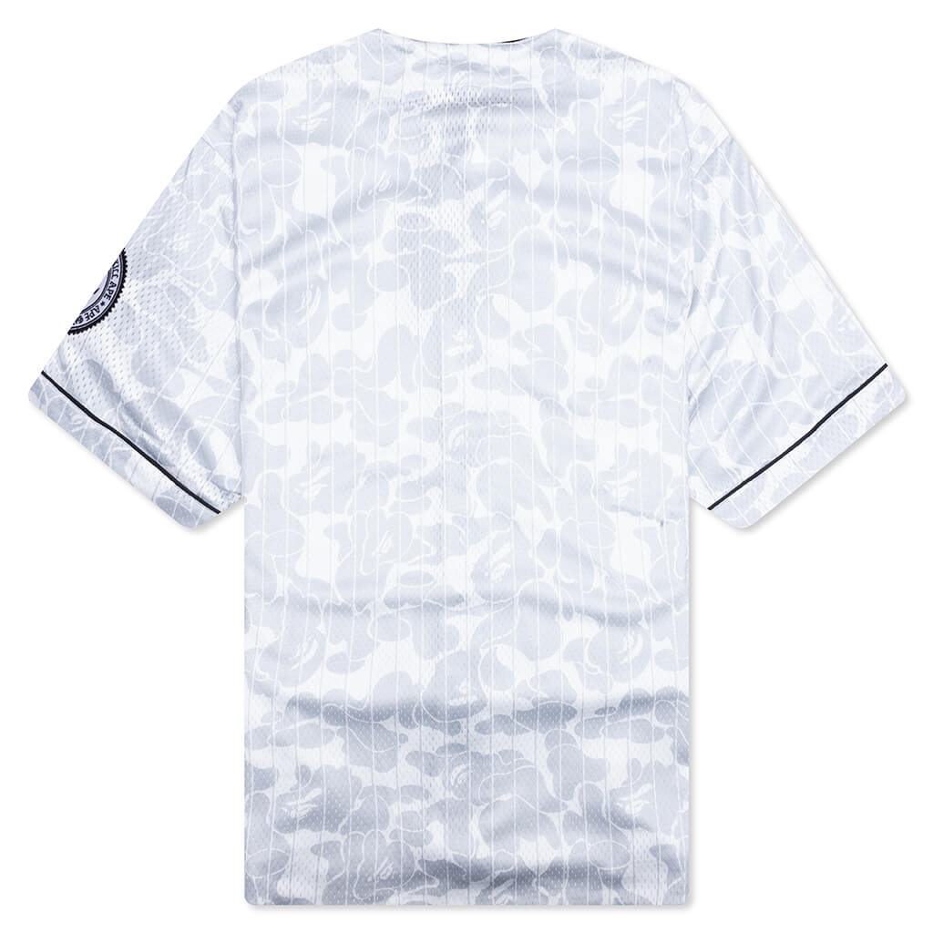Camo Stripe Baseball Shirt - Gray