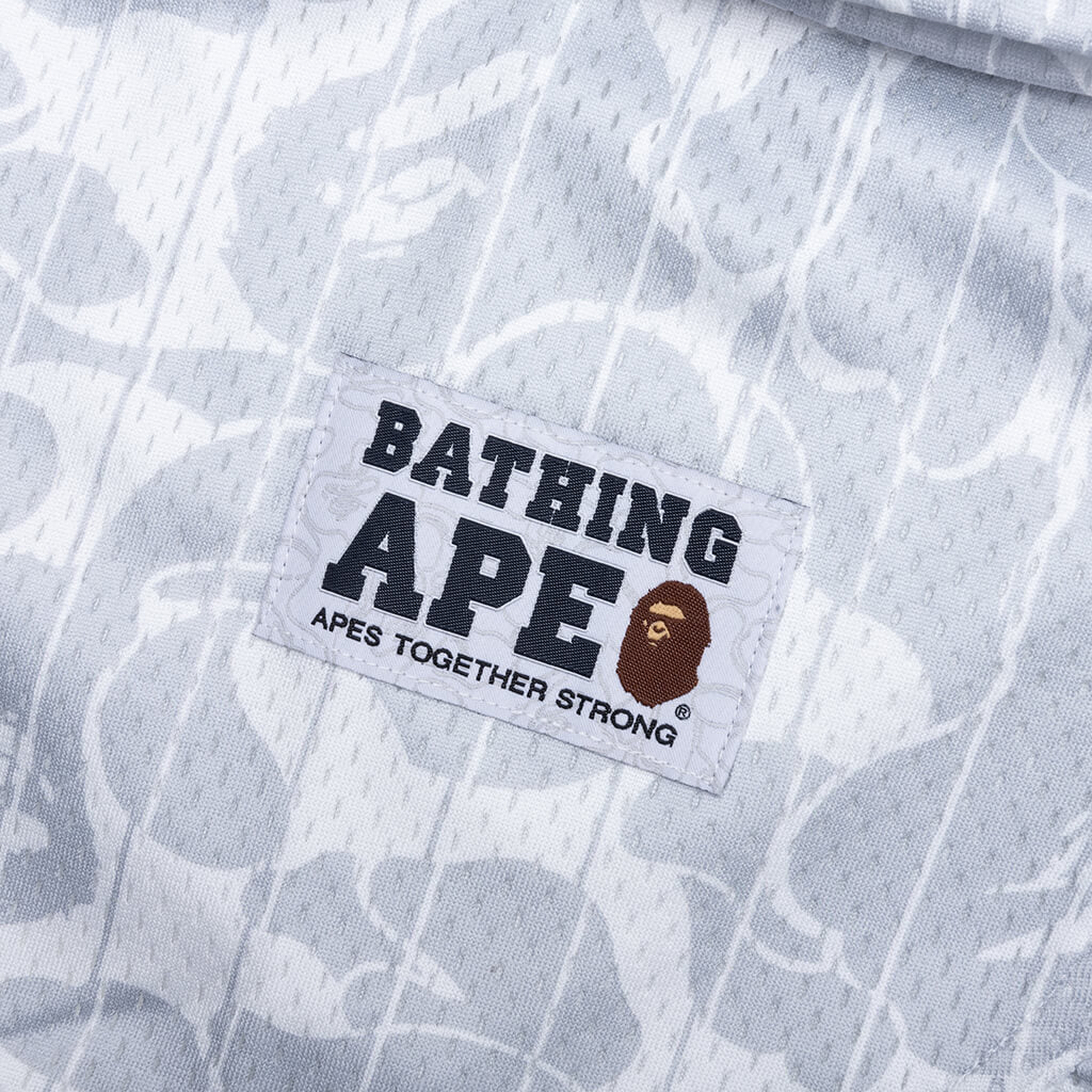 Camo Stripe Baseball Shirt - Gray