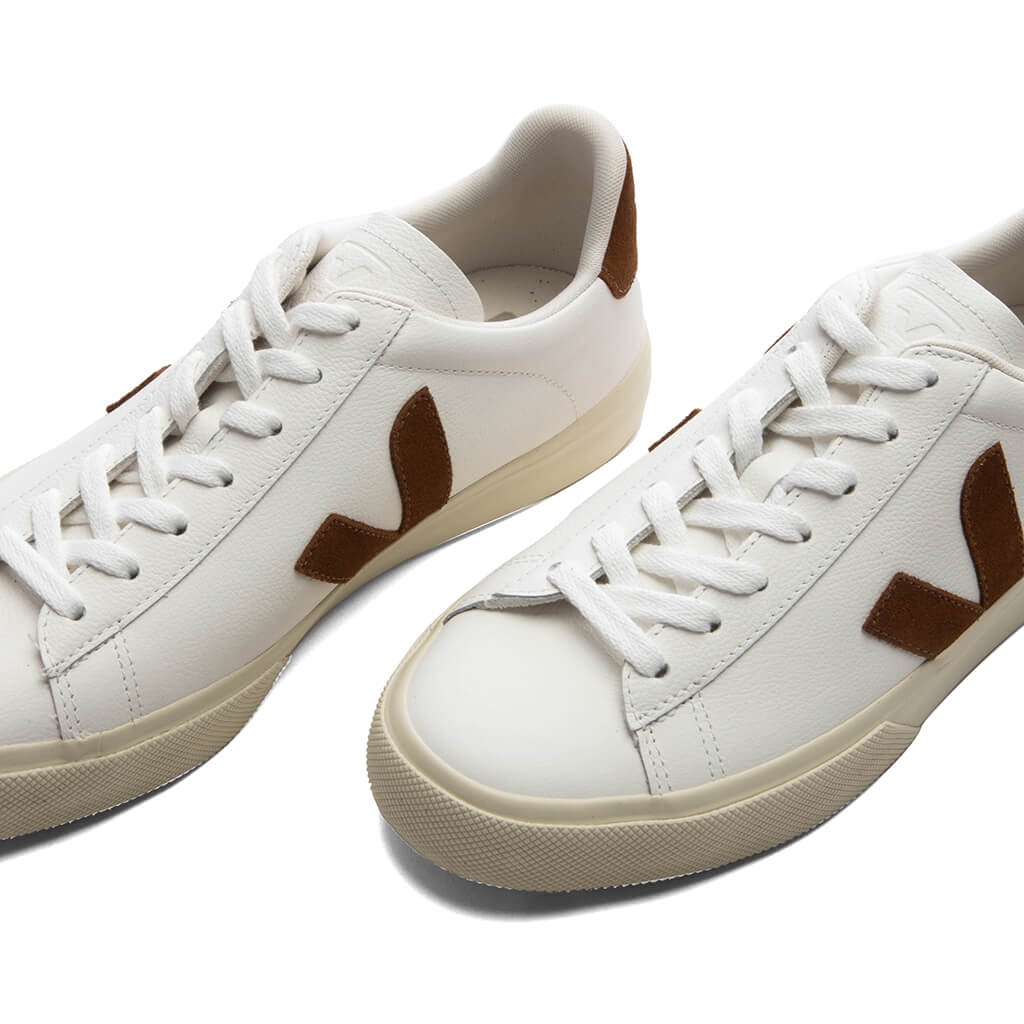 Campo Leather - White/Cognac