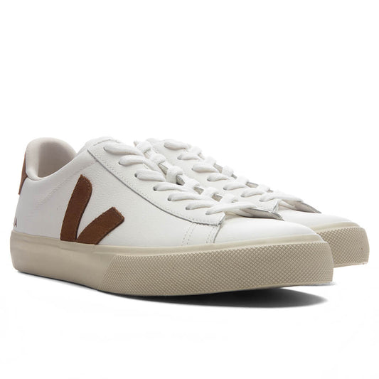 Campo Leather - White/Cognac