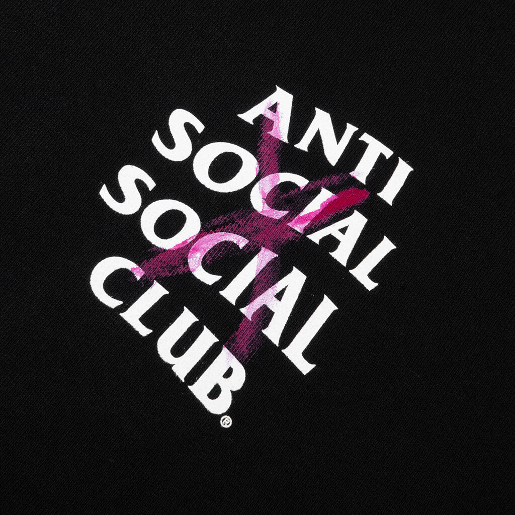 'Cancelled' Hand Painted Hoodie - Black