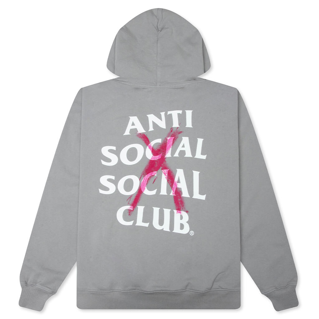 'Cancelled' Hand Painted Hoodie - Grey