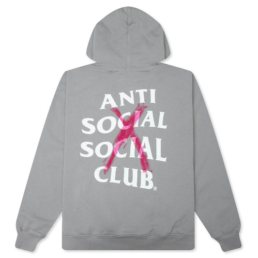 'Cancelled' Hand Painted Hoodie - Grey