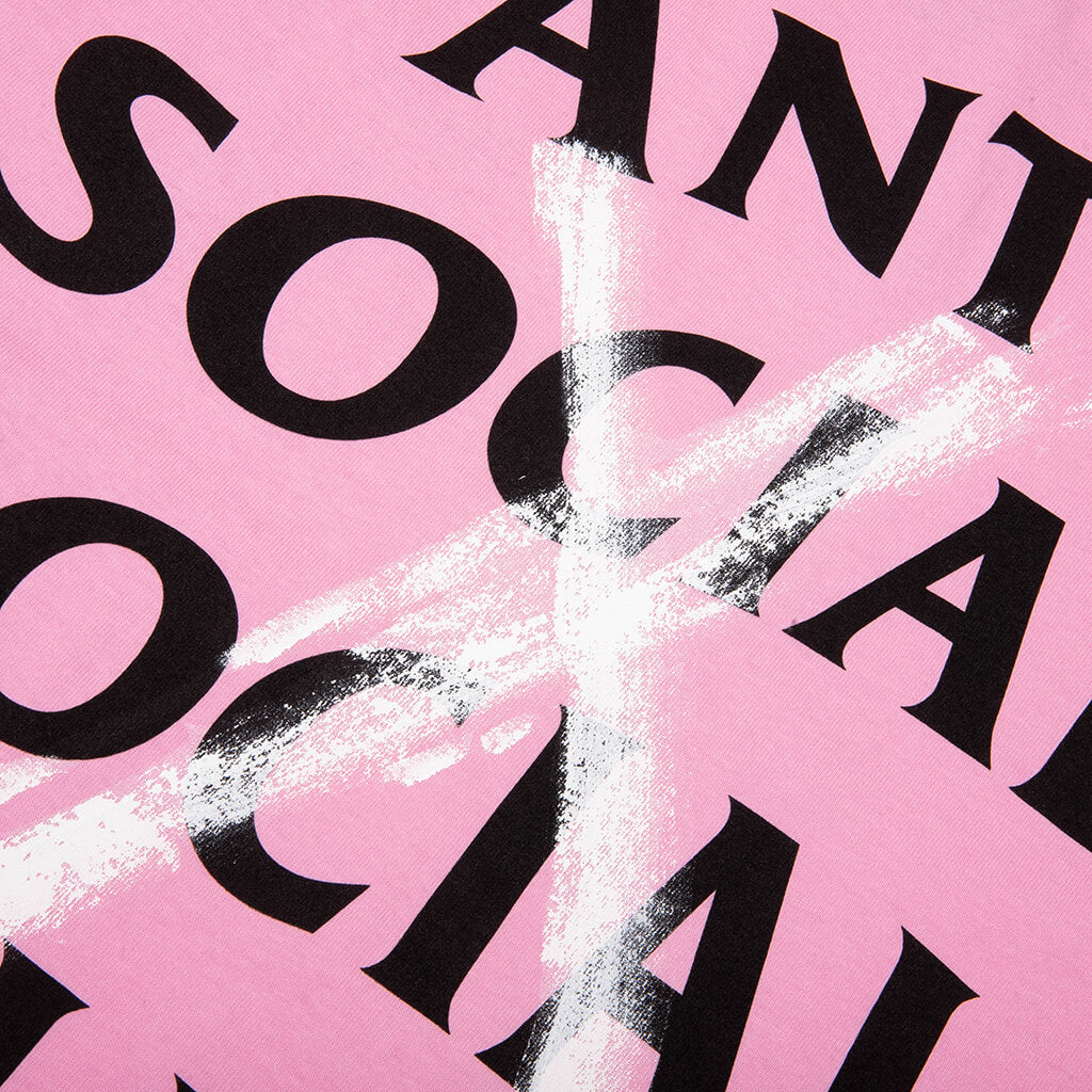 'Cancelled' Hand Painted Tee - Pink