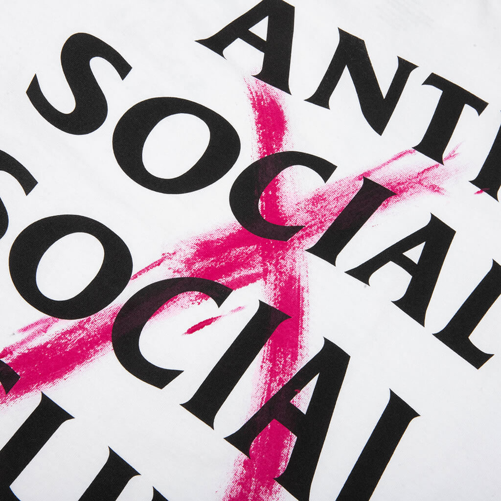 'Cancelled' Hand Painted Tee - White