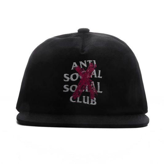 'Cancelled' Paint Snapback - Black