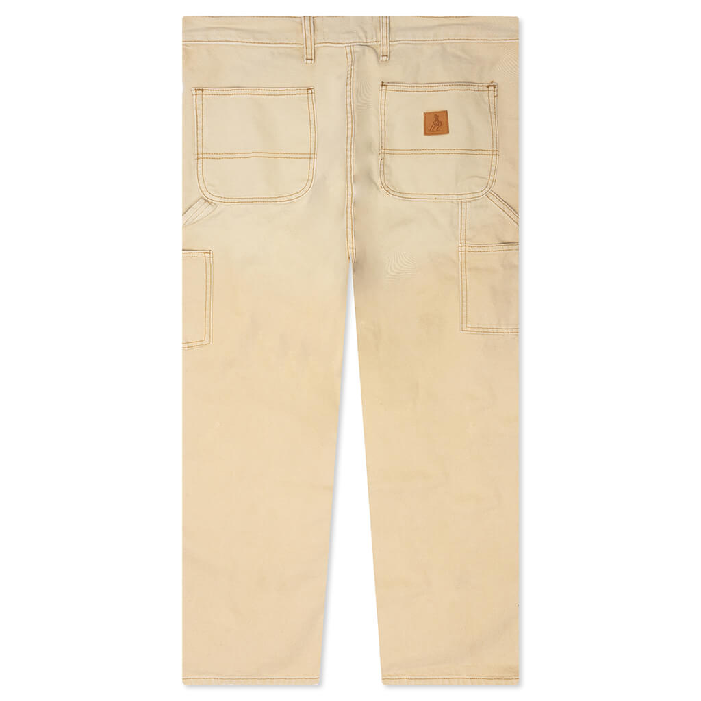 Canvas Double Knee Work Pant - Tan