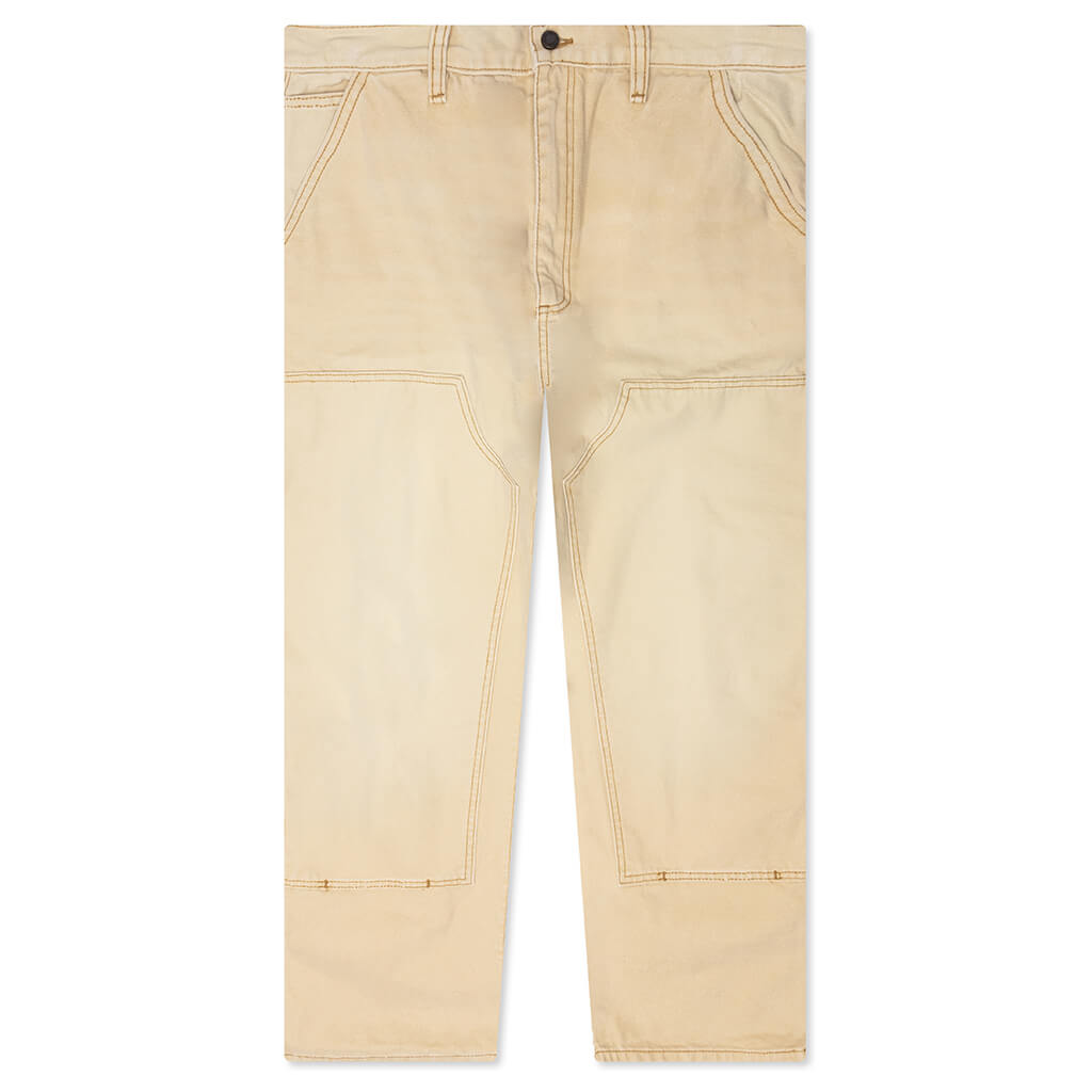 Canvas Double Knee Work Pant - Tan
