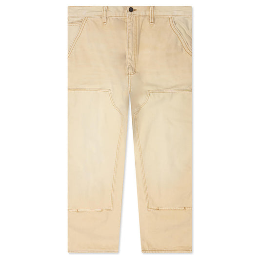 Canvas Double Knee Work Pant - Tan