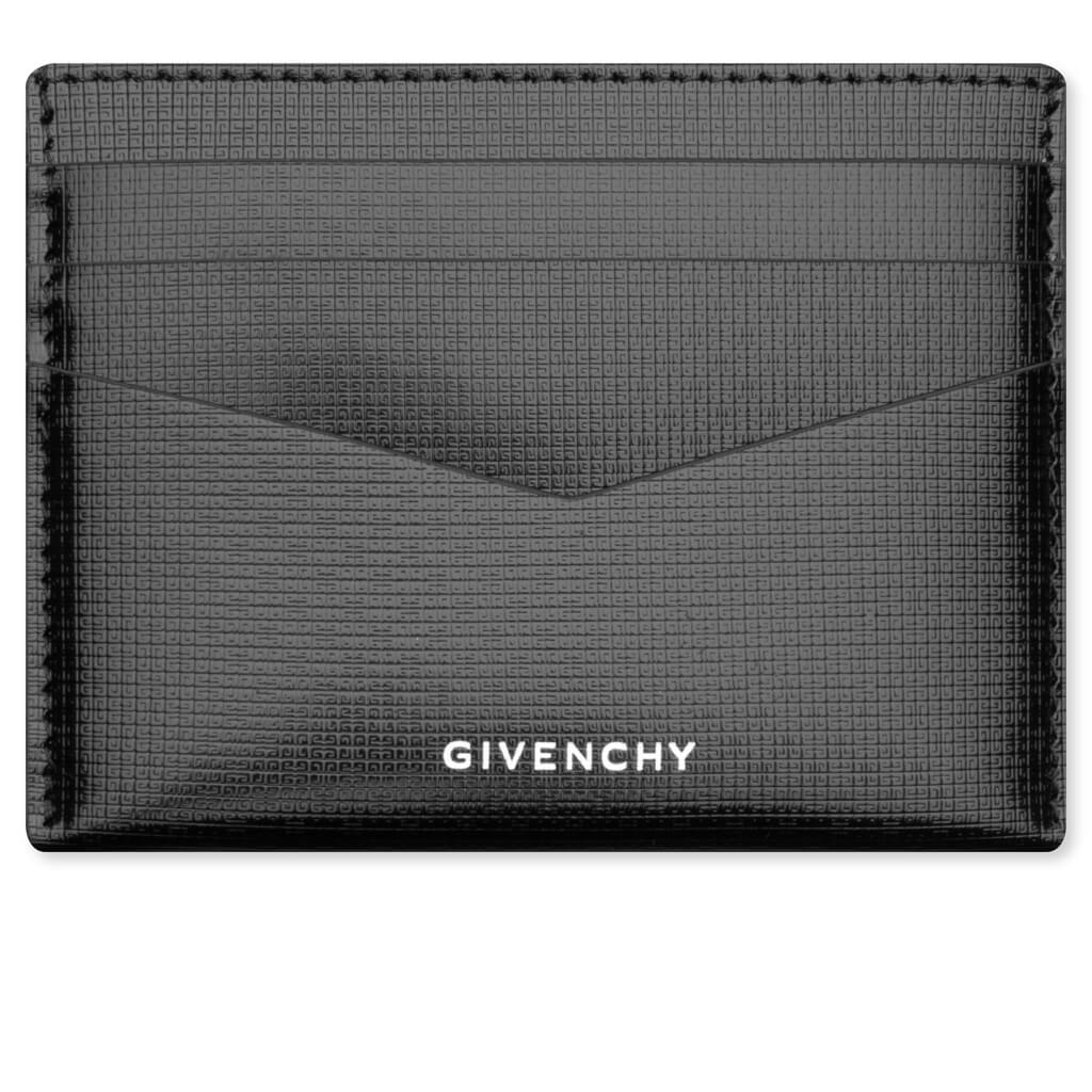 Card Holder in Classic 4G Leather - Black/Burgundy