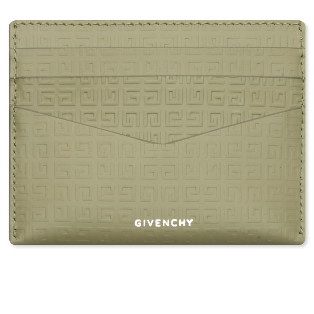 Card Holder in Classic 4G Leather - Khaki