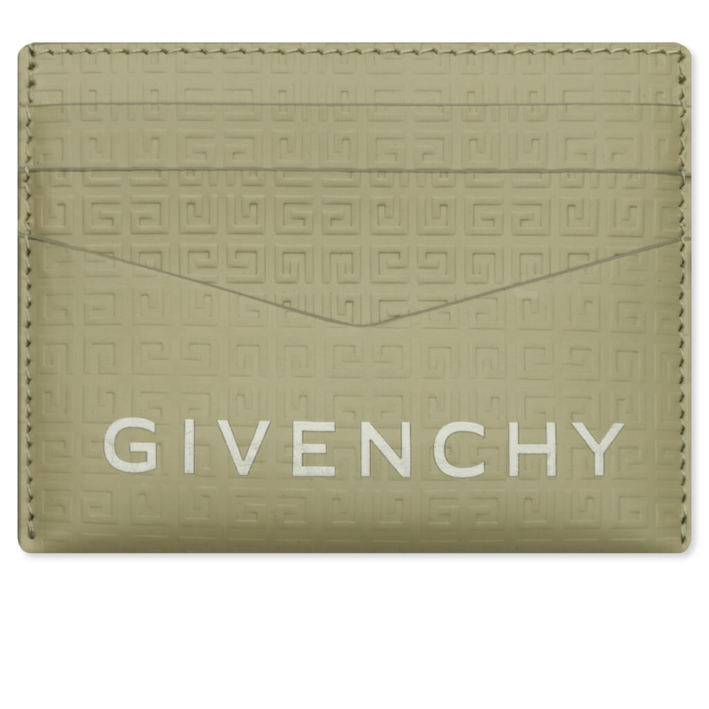Card Holder in Classic 4G Leather - Khaki