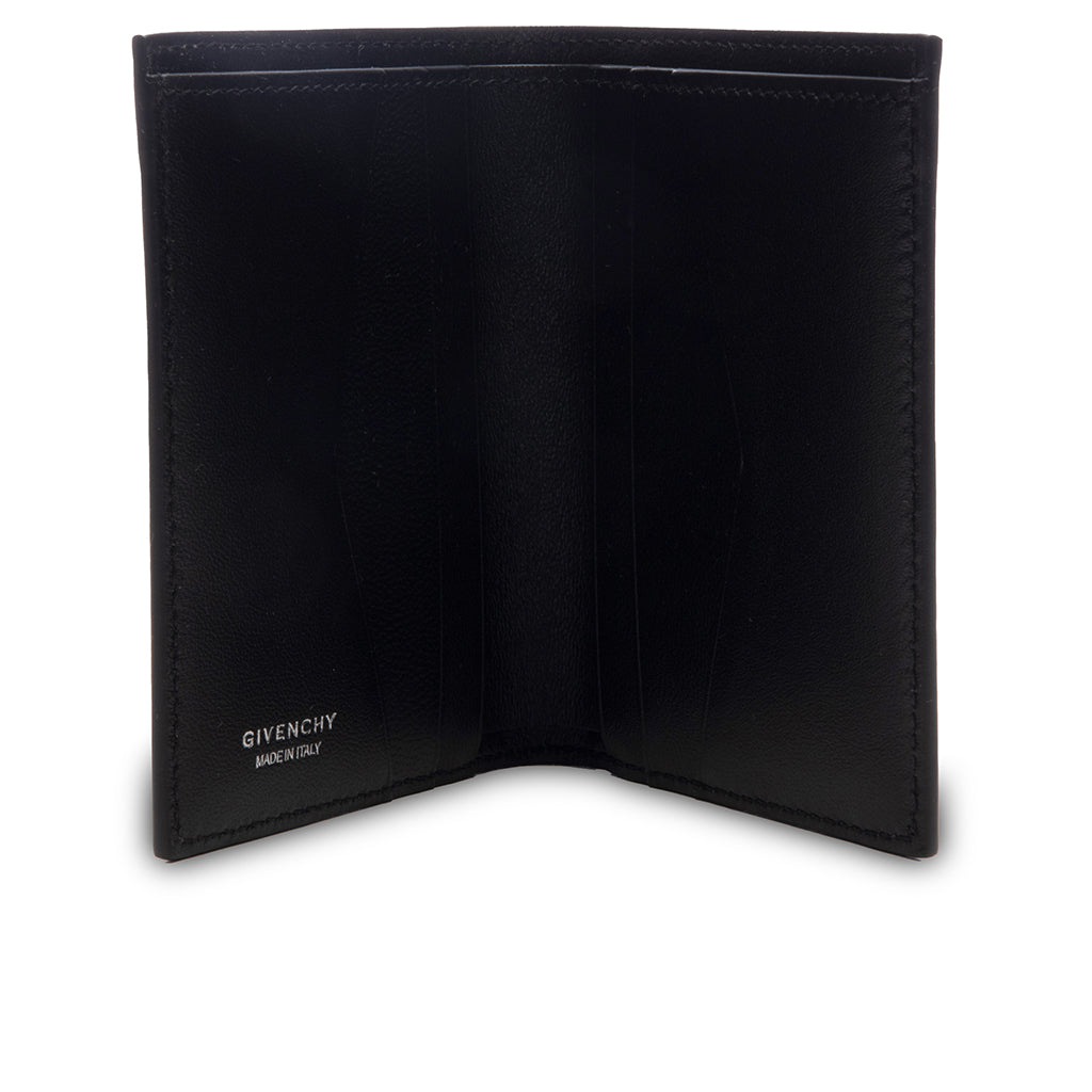 Leather 72 Monogram Card Holder - Dark Grey