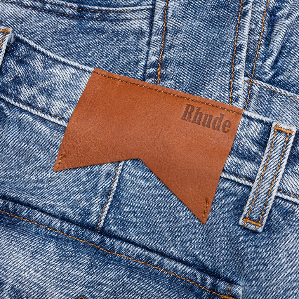 Cargo Denim Baggy Short - Bay Indigo