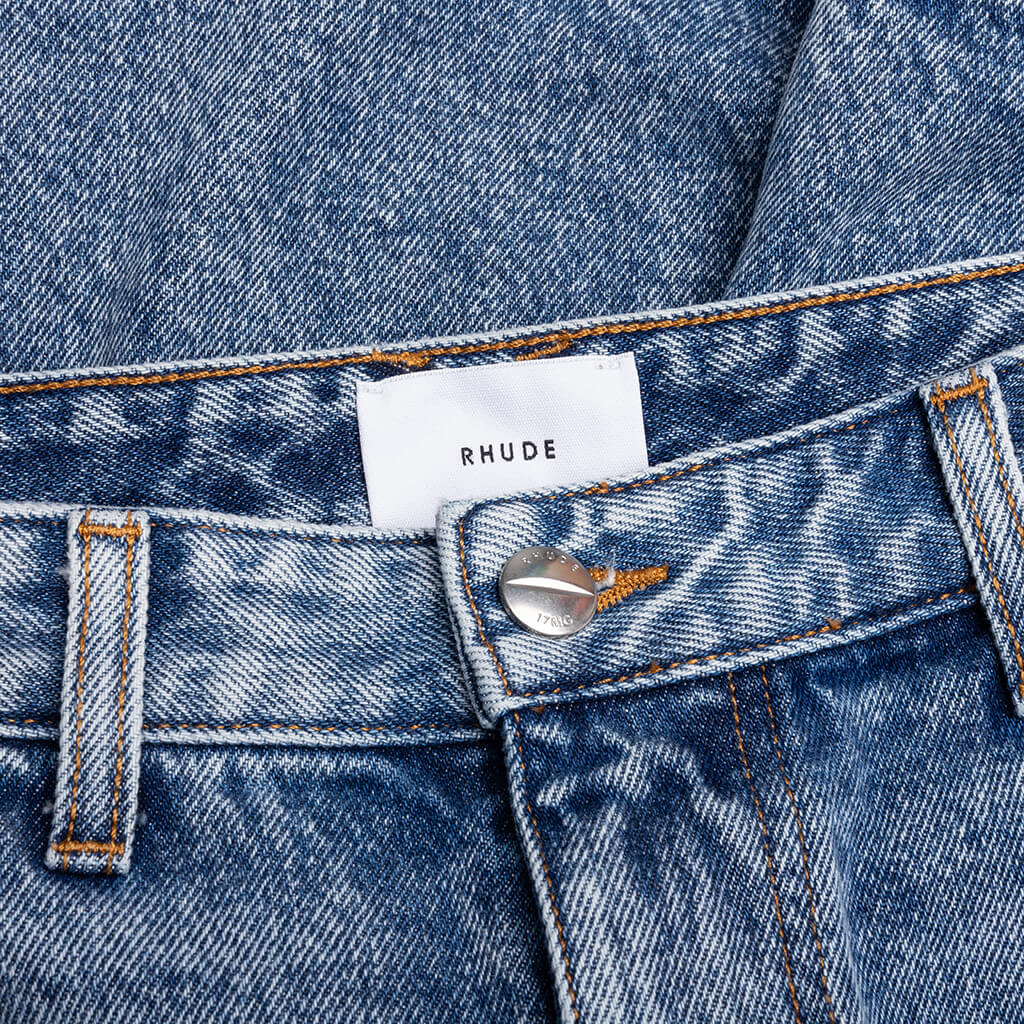 Cargo Denim Baggy Short - Bay Indigo