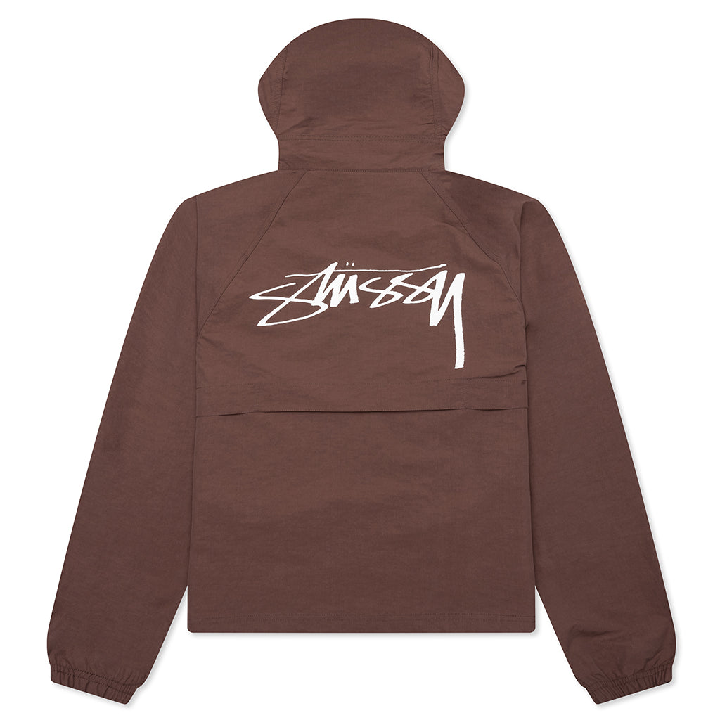 Nylon Beach Shell - Coffee