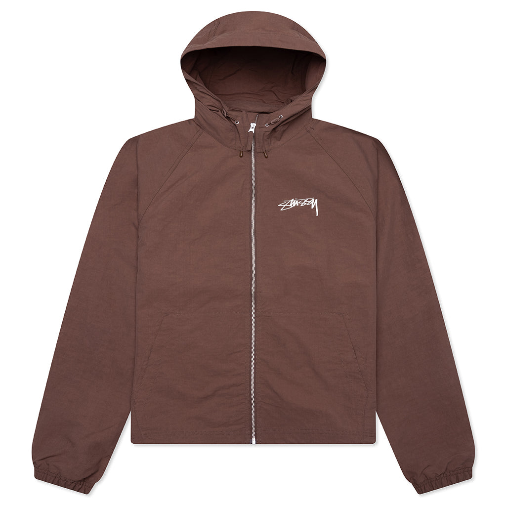 Nylon Beach Shell - Coffee