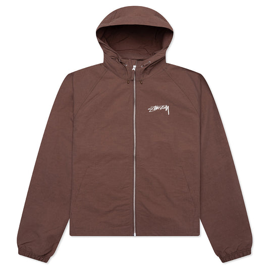 Nylon Beach Shell - Coffee