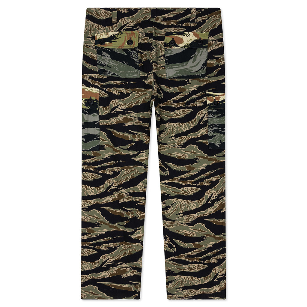 Camo Print Cargo Pants - Multicolored