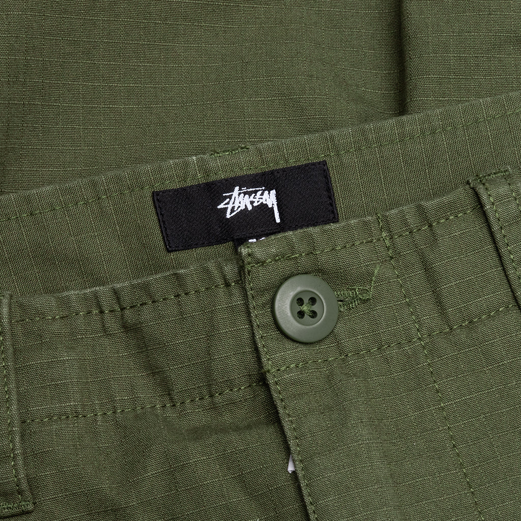Cargo Ripstop Short - Olive Green
