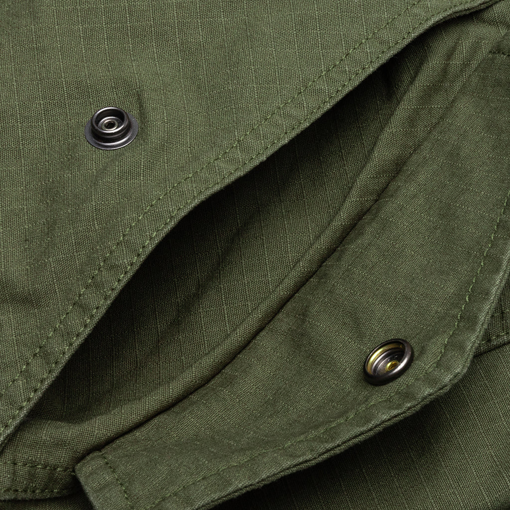 Cargo Ripstop Short - Olive Green