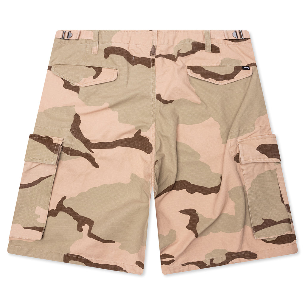 Cargo Ripstop Short - Sand Camo