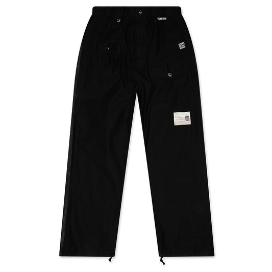 Sweat Pants Combined Cargo Pants - Black