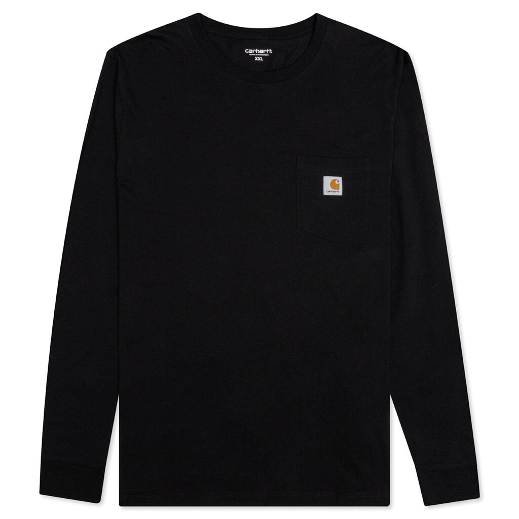 L/S Pocket Tee - Black