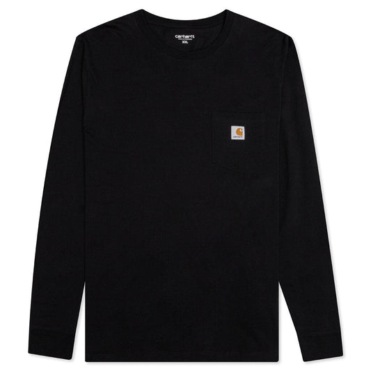 L/S Pocket Tee - Black