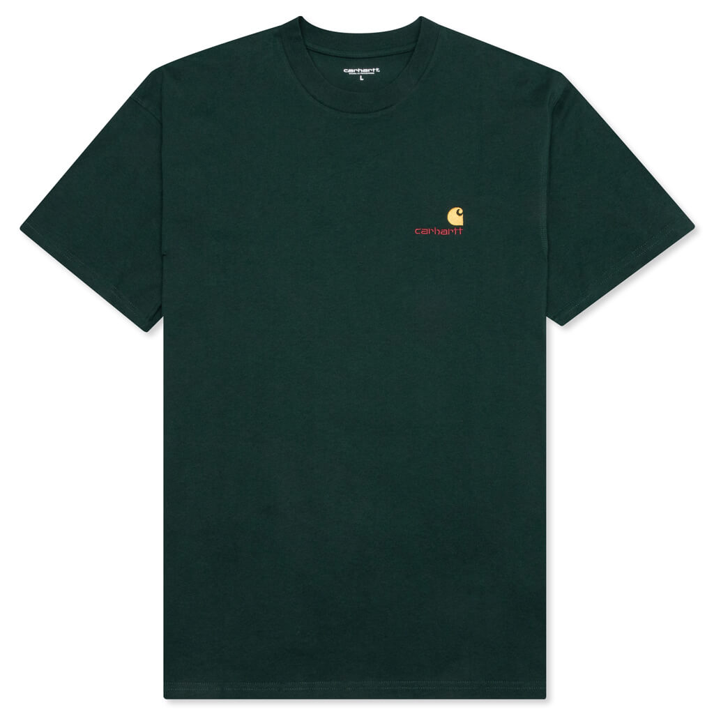 S/S American Script T-Shirt - Grove