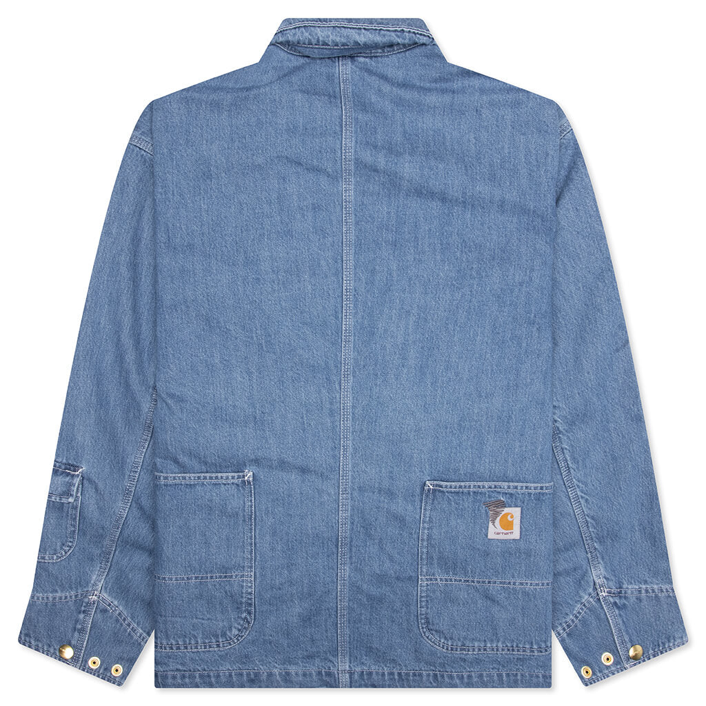 Carhartt WIP x Invincible Denim Chore Coat Max - Blue