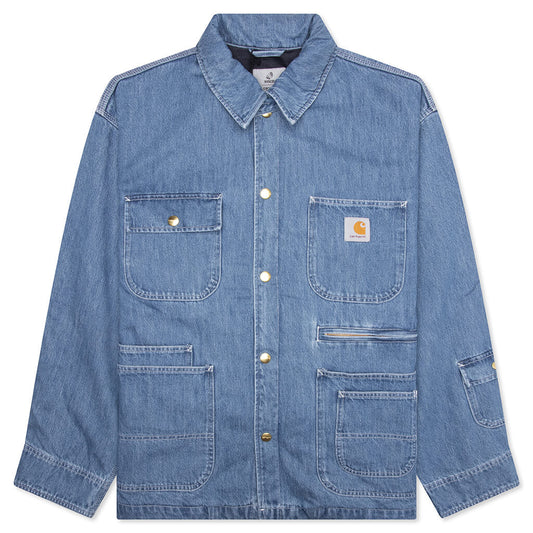 Carhartt WIP x Invincible Denim Chore Coat Max - Blue