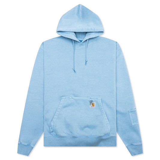 Carhartt WIP x Invincible Hooded Pigment Dyed Sweat - Piscine