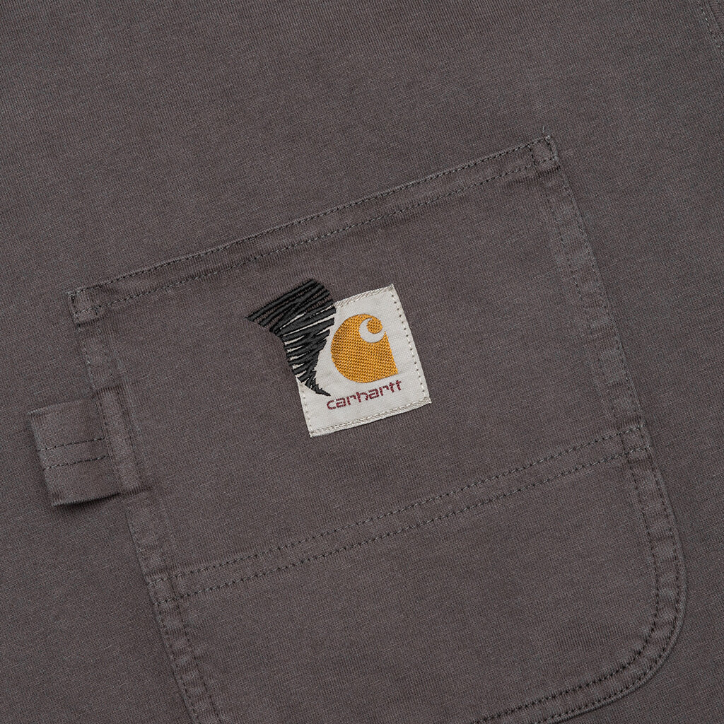 Carhartt WIP x Invincible S/S Pigment Dyed T-Shirt - Soot