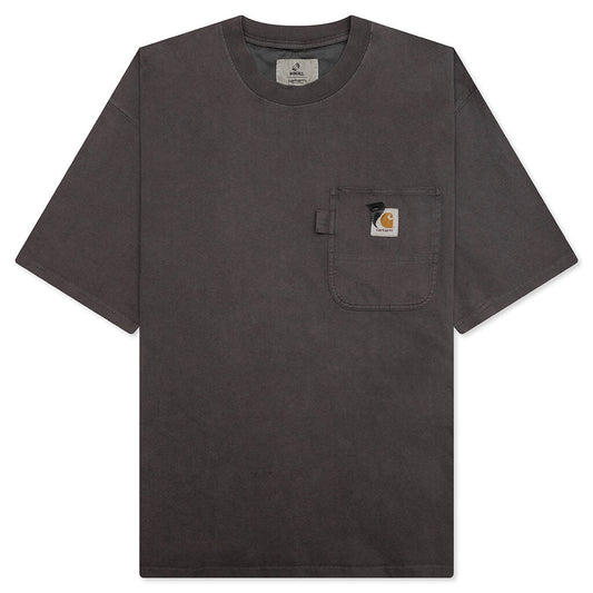 Carhartt WIP x Invincible S/S Pigment Dyed T-Shirt - Soot