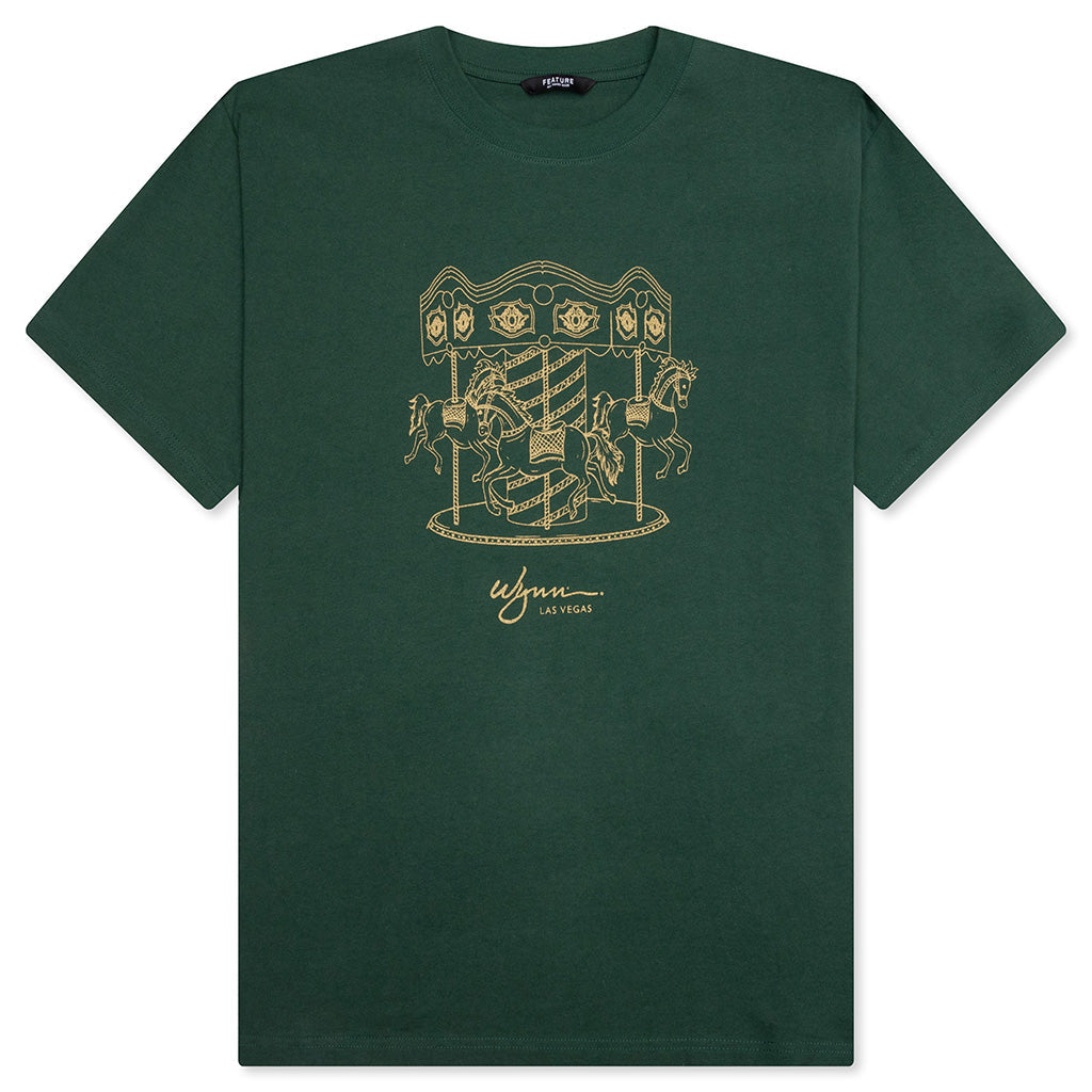 Feature x Wynn Carousel Tee - Dark Green