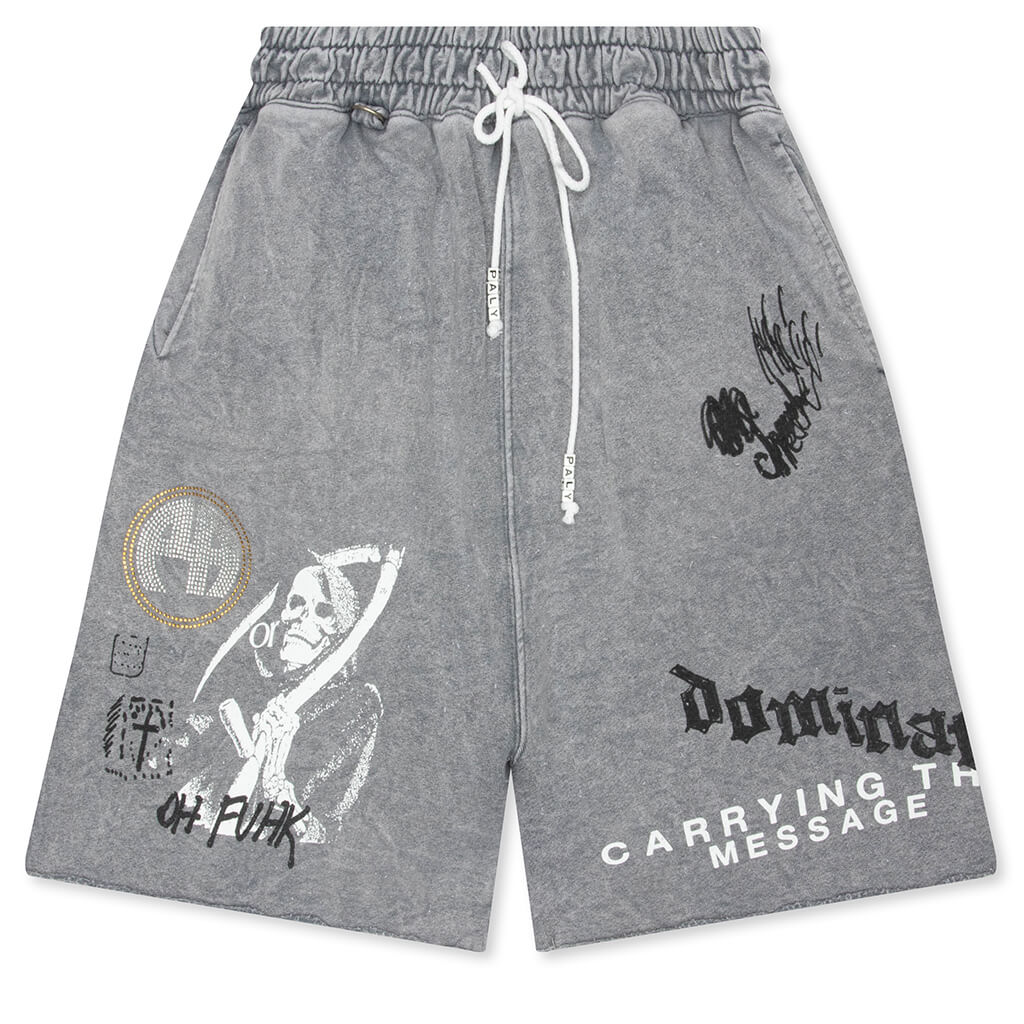 Carrying The Message Sweatshort - Gray